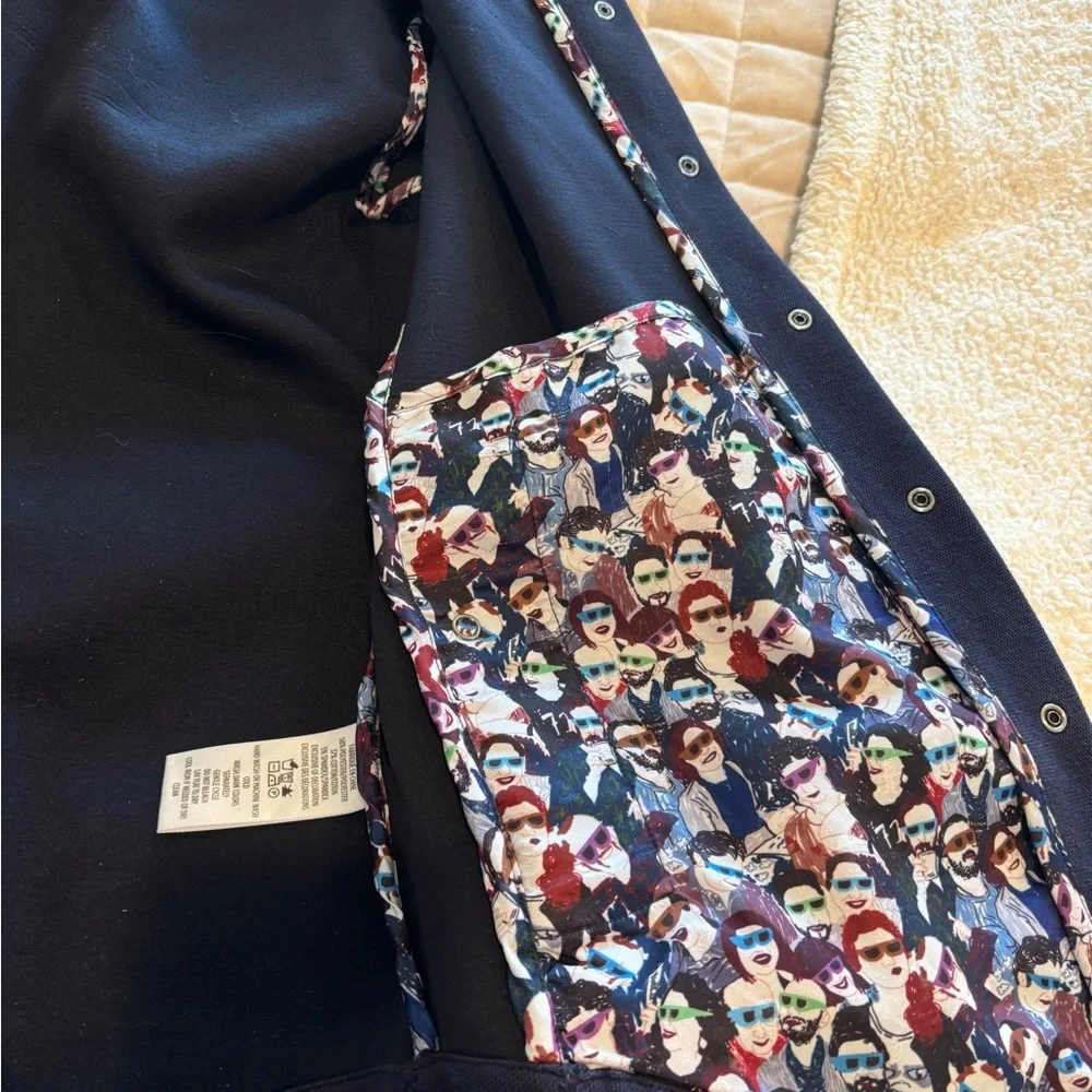 Robert Graham Dark Blue Shirt Jacket Men’s Large